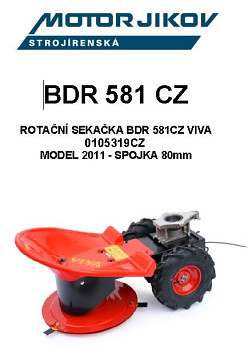Technický nákres BDR 581 VIVA-2011