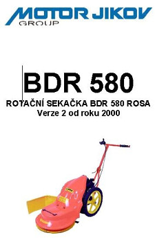 Technický nákres BDR 580 ROSA-od 2000