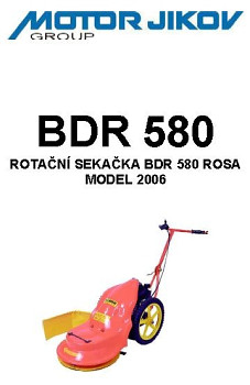 Technický nákres BDR 580 ROSA-2006