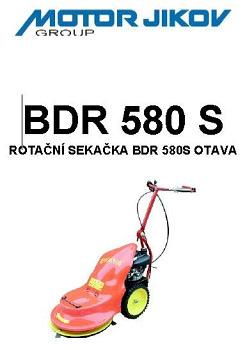 Technický nákres BDR 580S-1 OTAVA
