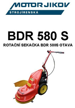 Technický nákres BDR 580S-4 OTAVA