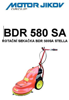 Technický nákres BDR 580SA-1 STELLA