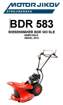 Technický nákres BDR 583SLE EXPORT