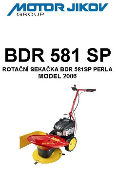 Technický nákres BDR 581SP-2 PERLA
