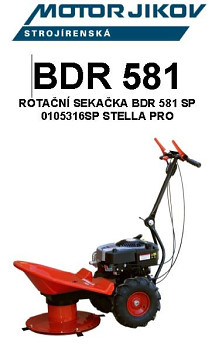 Technický nákres BDR 581SP STELLA PRO