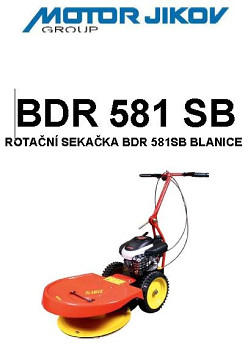 Technický nákres BDR 581SB-2 BLANICE