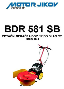 Technický nákres BDR 581SB-4 BLANICE