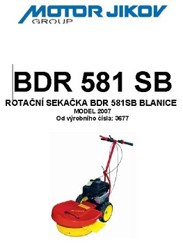Technický nákres BDR 581SB-5 BLANICE