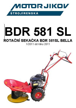 Technický nákres BDR 581SL BELLA