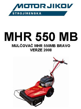 Technický nákres MHR 550MB BRAVO-2008