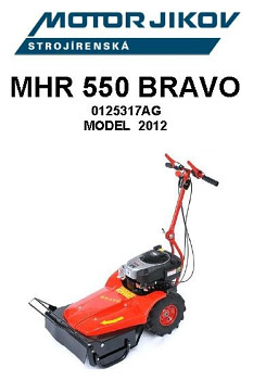 Technický nákres MHR 550 BRAVO-2012