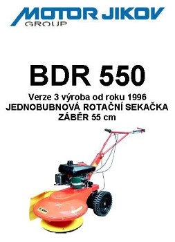 Technický nákres BDR 550-1996