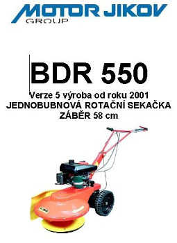 Technický nákres BDR 550-2001