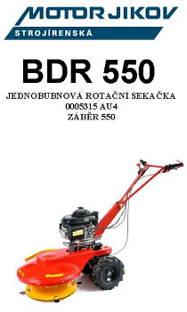 Technický nákres BDR 550-2013