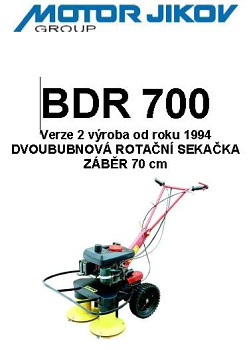 Technický nákres BDR 700-1994