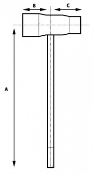 Kľúč kombi 14*19/73mm